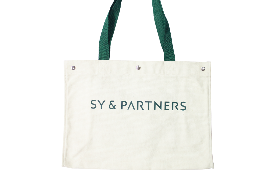 Two Tone Tote Bag with Gusset (SY & PARTNERS)