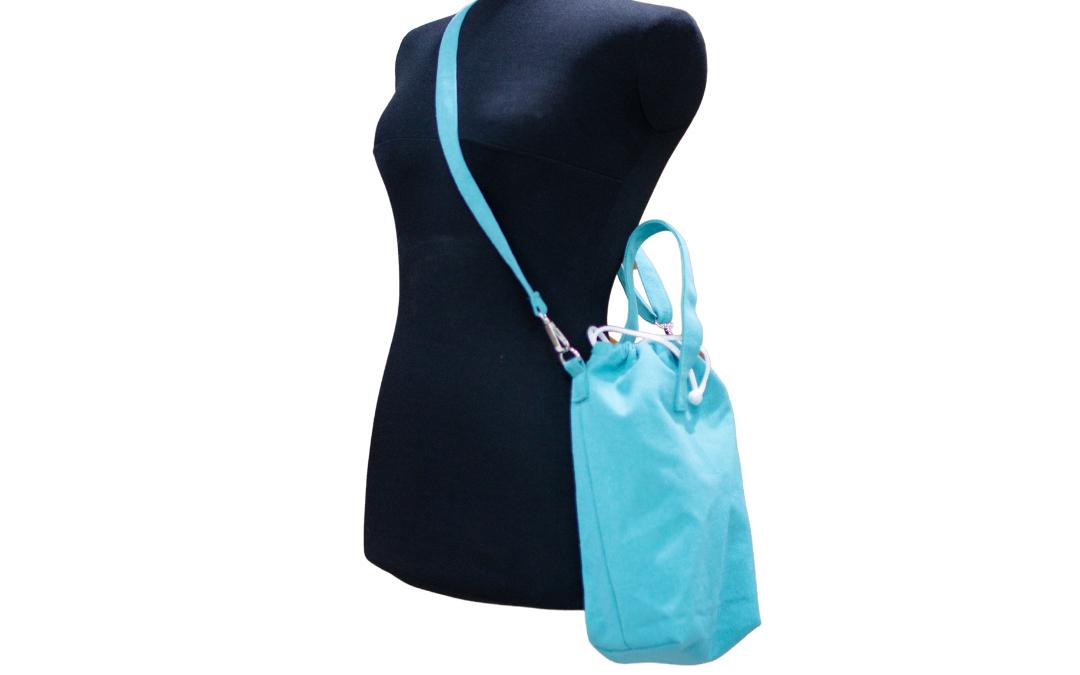 Sling Bag with Drawstring Enclosure