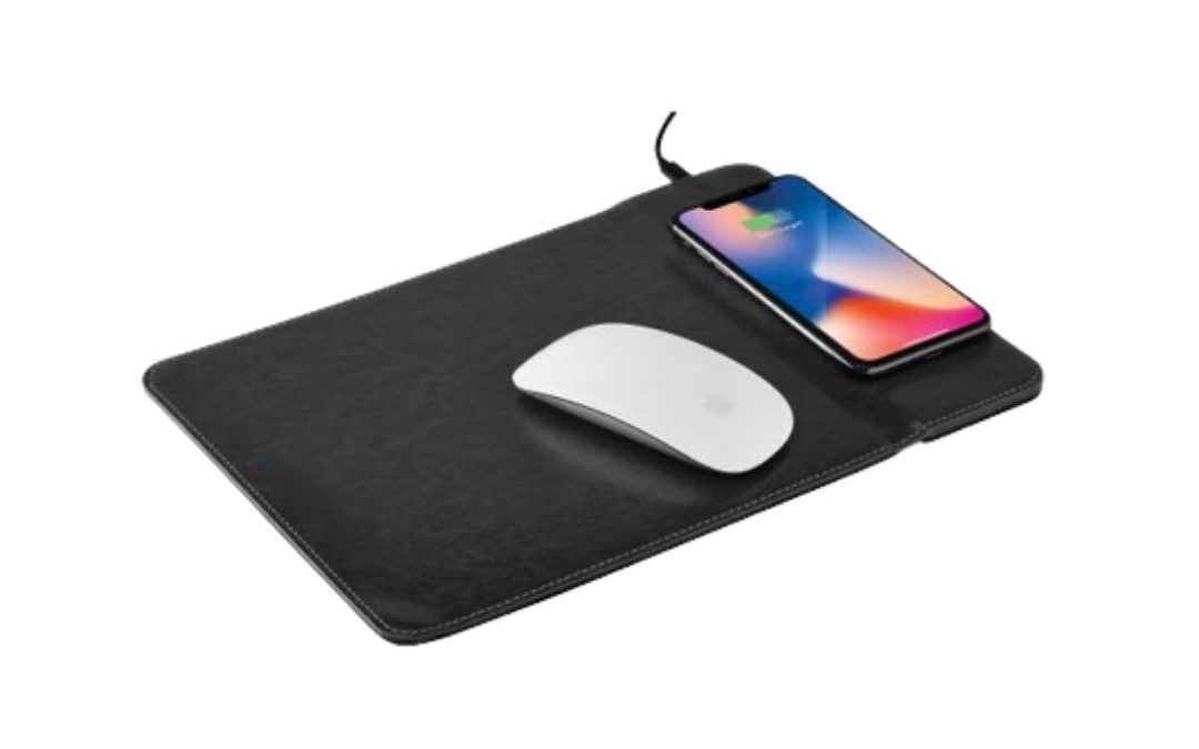 Leatherette Mousepad with Wireless Charger (MP 1020W)