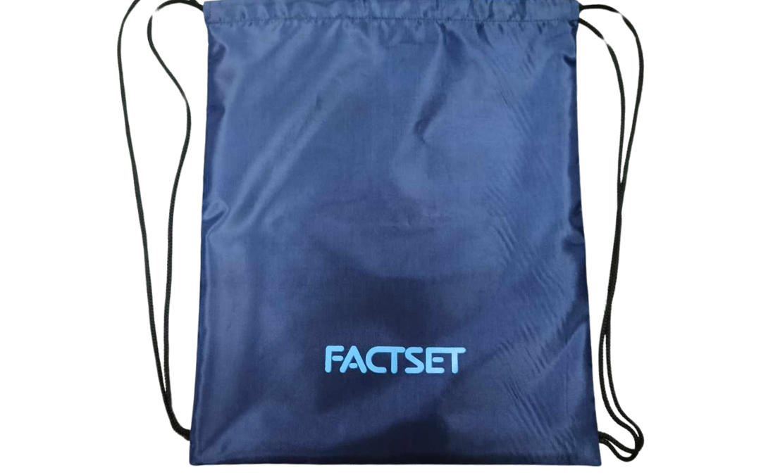 Drawstring Bag with Logo Print (FACTSET)