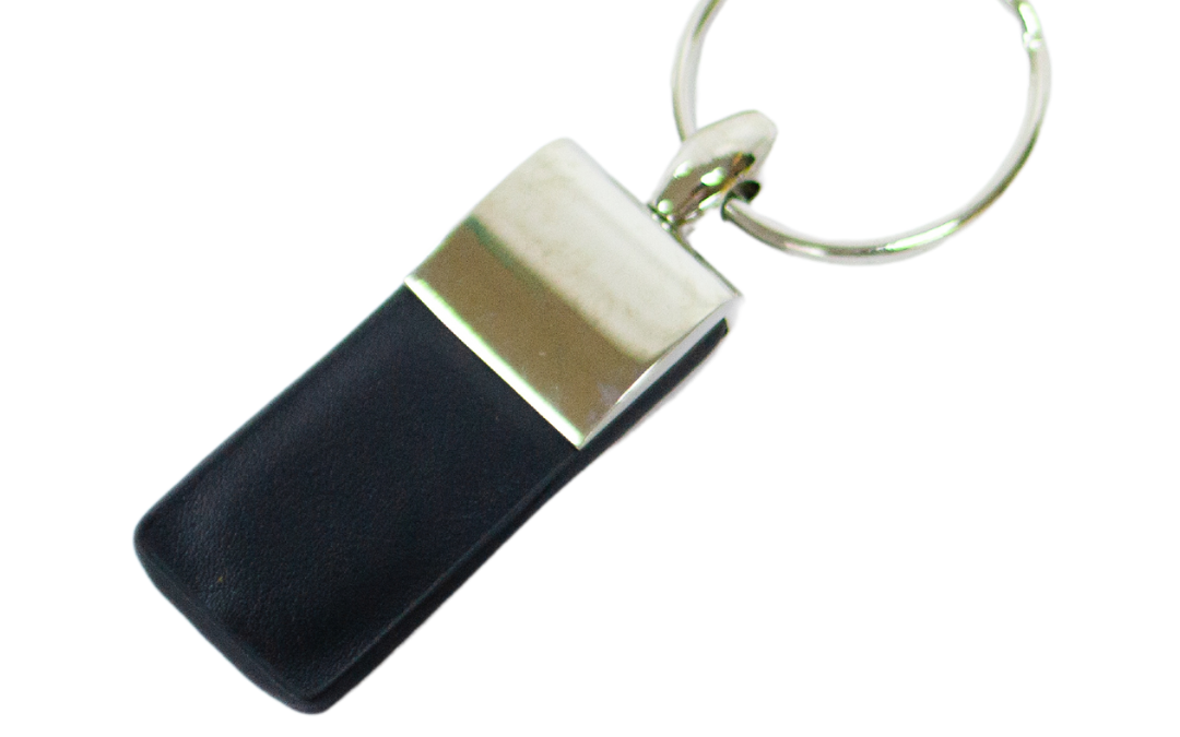 Keychain with Black Leather (M63162)